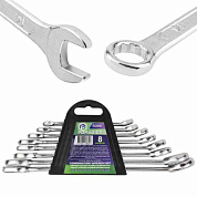 Набор ключей комбинированных 8 пр. 6, 8, 10, 12, 13, 14, 17, 19 мм POMAGIER POM-5086