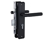 Замок врезной с/руч БУЛАТ ЗВ4-1.70.02.02 ФЕРОНА черный 5 перф.кл. УЗК 15408