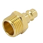 Пневматический быстроразъем "папа"-наруж. резьба 1/2", латунный Forsage F-BSE2-4PM