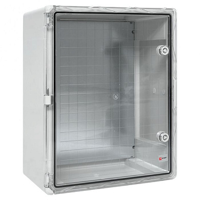 Щит пластиковый с монтажной платой прозр, дверь 500х400х240 мм IP65 EKF PROxima PBT65MP007