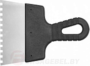 Шпатель малярный 150 мм зуб 6х6 мм нерж. Vorel 06299