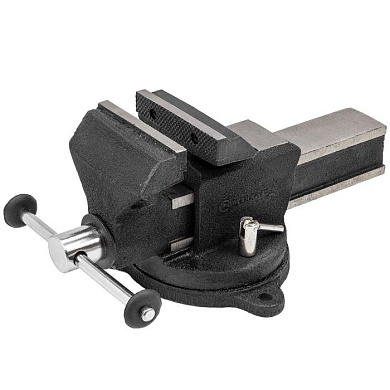 Тиски стальные поворотные с наковальней 5'' 125 мм ForceKraft FK-6540305