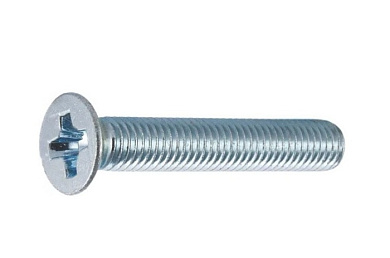 Винт М6х40 мм потай. головка, цинк, DIN 965 3000 шт в коробе Starfix SM-48846-3000