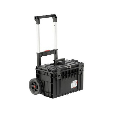 Тележка мобильная для перевозки инструмента с ящиком 660х643х483 мм 52V S1 Yato YT-09159