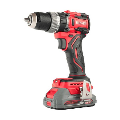 Аккумуляторная ударная дрель-шуруповерт, 18 В, 0-7200/0-30000 уд/мин, 65 Нм, 2 аккум., 2,0 Ач, кейс, М-серия Felisatti FT10888(10888)