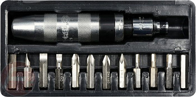 Отвёртка ударная + 13 бит Vorel 65123