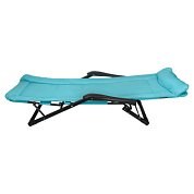 Шезлонг складной, голубой Forsage F-FG-HY-8000LB