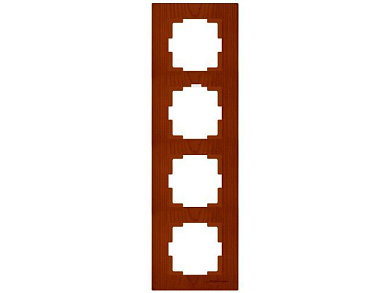 Рамка 4-ая вертикальная вишня, RITA, Mutlusan 2220 800 2456