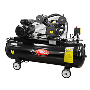 Компрессор поршневой с ременным приводом 220В, 3.0кВт, 950об/мин, 100л, 8бар, 250л/м RockForce RF-265-100