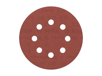 Круг шлифовальный C430 125 мм, P180, 8 отв. 5 шт, Expert for Wood and Paint Bosch 2608605644