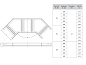 Угол 90 град, горизонтальный для лестничного лотка EKF