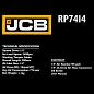 Пневмотрещотка 1/4'' 36 нм с прорезиненной рукояткой JCB JCB-RP7414