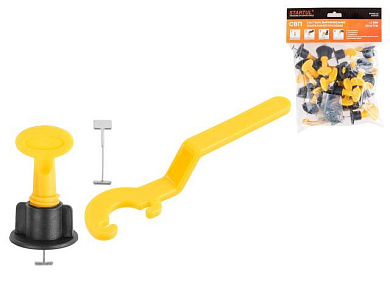 Система выравнивания плитки СВП многоразовая 1,5 мм 25 шт STARTUL MASTER ST4401-25