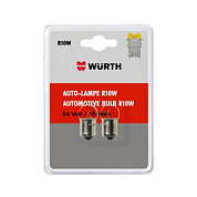 Автолампа тип R10W 24V 10W, BA15S, 2 шт в блистере WÜRTH 07209412