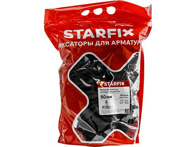 Фиксатор арматуры "Стойка турецкая-50", 30 шт в дой-паке Starfix SMD4-77415-30