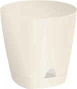 Горшок для цветов AMSTERDAM D 200мм с прикорневым поливом 4 л Сливочный Пластик Репаблик ING6201СЛ