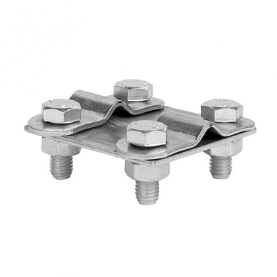 Зажим контрольный прут-прут (пластина 57х57мм) HZ EKF PROxima lp-55611