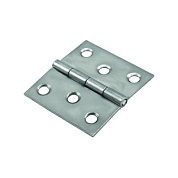 Петля карточная 40*40мм белый цинк SAZ 60933