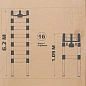 Лестница телескопическая алюм. бытовая 6.2 м, 16 ступ. ISMA ISMA-UP620
