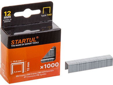 Скобы 12 мм тип 140, 1000 шт STARTUL MASTER ST4554-12