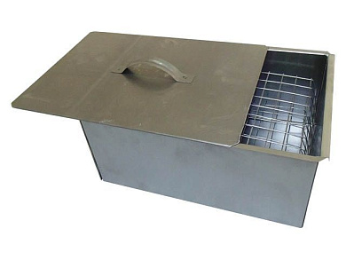 Коптильня, 2-хярусная, 400х280х180 мм, сталь 0,8 мм PERFECTO LINEA 47-400280