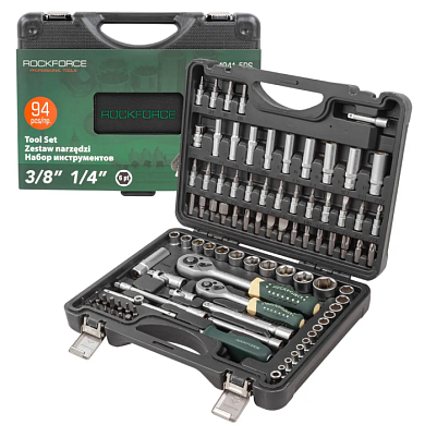 Набор инструментов 94 пр 1/4''&1/2'' 6-гр RockForce RF-4941-5DS