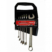 Набор комбинированных ключей отогнутых на 15 гр. 8-17 мм 6 пр. BAUM 30-06MP