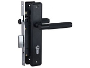 Замок врезной с/руч БУЛАТ ЗВ4-1.02.02 ФЕРОНА черный 5 перф.кл. УЗК 15406