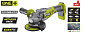 ONE + / Углошлифмашина R18AG7-0 (без батареи) RYOBI 5133002852