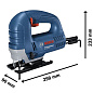 Лобзик электрический GST 8000 E Professional BOSCH (060158H000)