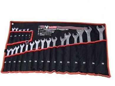 Набор комбинированных ключей отогнутых на 75° 6-32 мм 22 пр. BAUM 40-22M