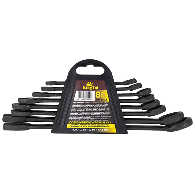 Набор ключей комбинированных 6-14 мм 6 пр KINGTUL KT-5086 Black