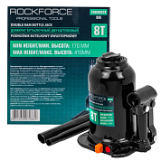 Домкрат бутылочный двухштоковый 8 т, 170-410 мм RockForce RF-TH80802X BIG