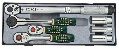 Набор инструментов в ложементе 7 пр. 3/8'' Force T30712