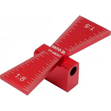 Шаблон для соединения ''ласточкин хвост'' 64x23x18 мм Yato YT-44081