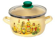 Кастрюля 2,5л (сфера) Сантэкс 1-2425112(Беж)(15)