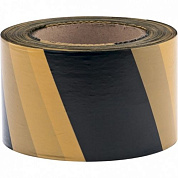 Лента сигнальная черно-желтая Россия