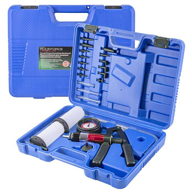 Приспособление для проверки гермитичности систем, давление 0-3bar, вакуум - 1-0 bar. RockForce RF-908G8