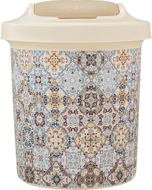 Контейнер для мусора Flamenco круглый 12 л Марокко Пластик Репаблик SV4118МРК