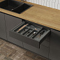 Лоток для столовых приборов 800 LINER 735*430, графит AKS 117237