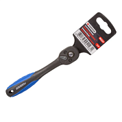 Трещотка реверсивная с изгибом в пластиковом антикорозийном корпусе 1/4'' 155 мм, 72 зуб. Forsage F-802227