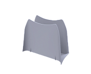 Салфетница Krita (серая мистерия© BEROSSI ИК 64075000