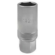 Головка свечная 21 мм 6-гр 3/8'' RockForce RF LIGHT-807321