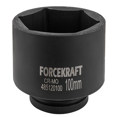 Головка ударная глубокая 1'', 100 мм, 6-гр ForceKraft FK-485120100