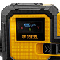Лазерный уровень мультипризменный DLV-360-3C, 30 м, зеленый луч, Li-Ion 2,4 Aч, кейс Denzel 35080