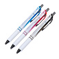 Ручка-роллер "EnerGel BLN75W", 0.5 мм, белый, красный, стерж. красный