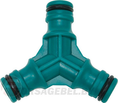 Соединитель-тройник для шлангов 1/2'' ABS, блистер Flo 89244