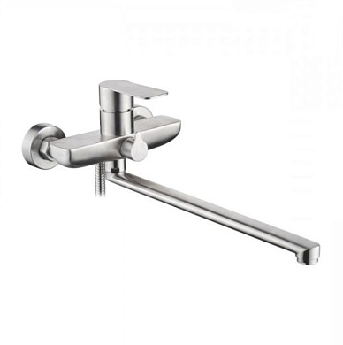 Смеситель для ванны, нержавеющая сталь, сатин L72218 Ledeme