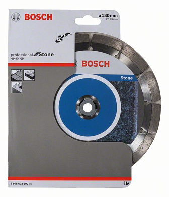 Алмазный круг Standard for Stone 180x22,23 мм BOSCH (2608602600)