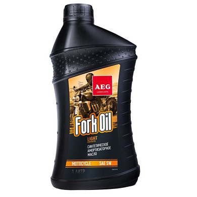 Масло амортизаторное для вилок мотоциклов ForkOil 5W (1л) AEG LUBRICANTS 33621